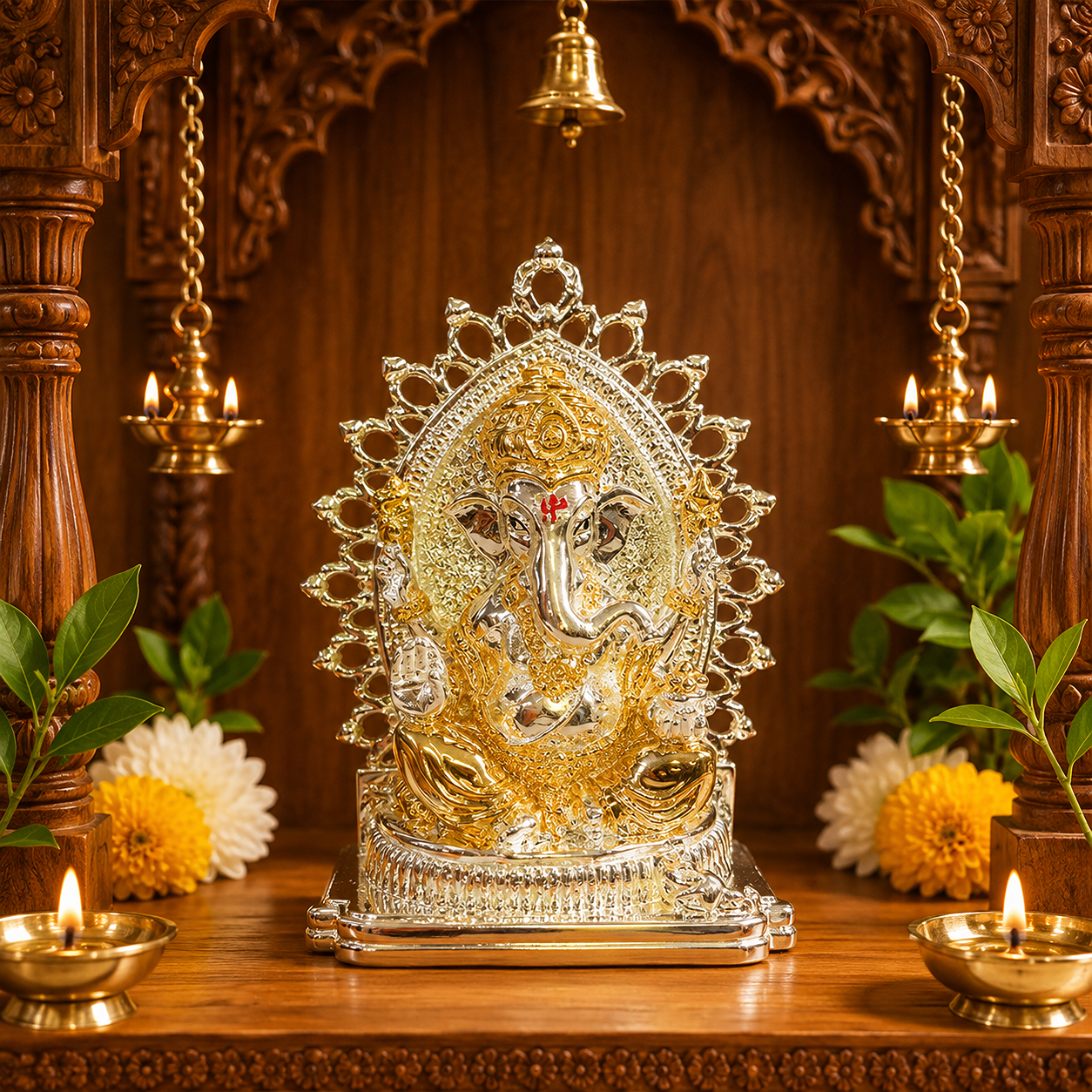 Silver Ganesh Ji